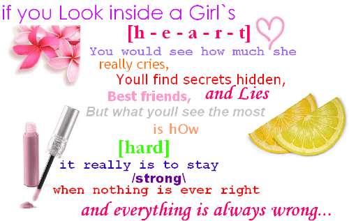 If You Look Inside a Girl's Heart